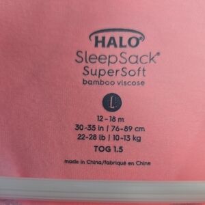 Halo Super Soft Bamboo Viscose SleepSack - Pink